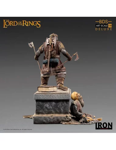 es::El Señor de los Anillos Estatua 1/10 Deluxe BDS Art Scale Gimli 21 cm