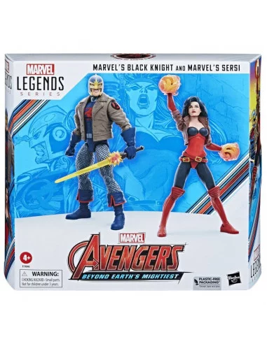 Figuras Avengers Black Knight & Sersi Marvel...