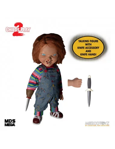 es::Chucky el muñeco diabólico 2 Muñeca Parlante Designer Series Menacing Chucky 38 cm