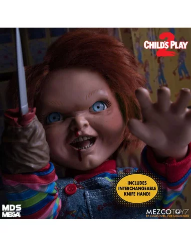 es::Chucky el muñeco diabólico 2 Muñeca Parlante Designer Series Menacing Chucky 38 cm
