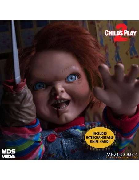 es::Chucky el muñeco diabólico 2 Muñeca Parlante Designer Series Menacing Chucky 38 cm