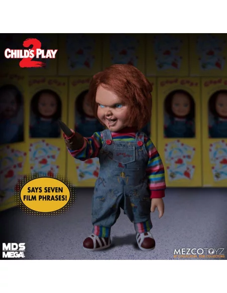 es::Chucky el muñeco diabólico 2 Muñeca Parlante Designer Series Menacing Chucky 38 cm