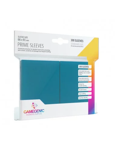 es::Pack Matte Prime Sleeves Blue (100 fundas)