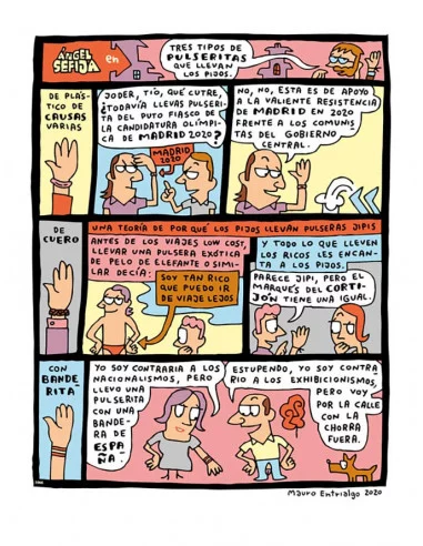 es::Ángel Sefija en un cómic del quince