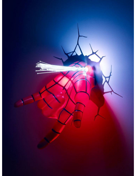 Ultimate Spider-Man Lámpara 3D LED Spider-Man Hand