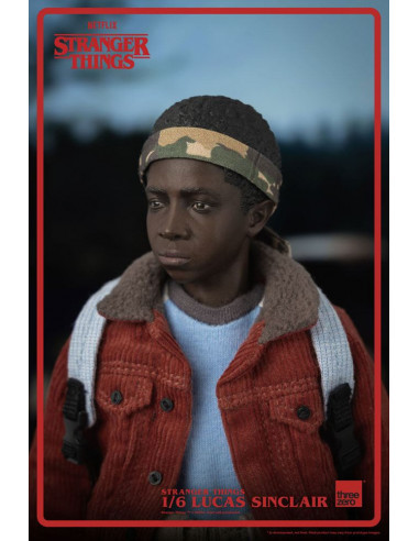 Stranger Things Figura 1/6 Lucas Sinclair 23 cm