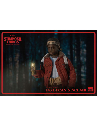 Stranger Things Figura 1/6 Lucas Sinclair 23 cm
