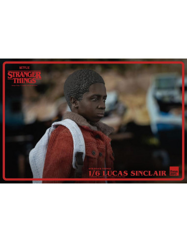 Stranger Things Figura 1/6 Lucas Sinclair 23 cm