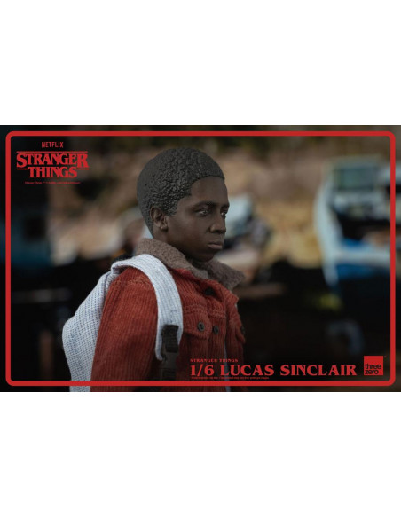 Stranger Things Figura 1/6 Lucas Sinclair 23 cm