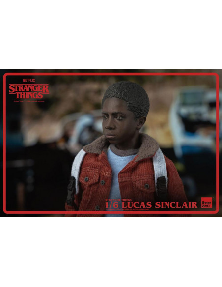 Stranger Things Figura 1/6 Lucas Sinclair 23 cm