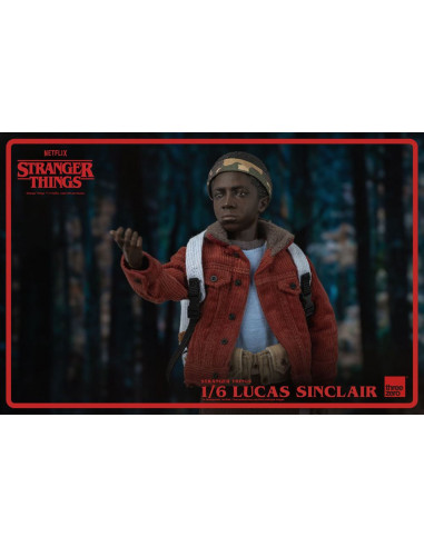 Stranger Things Figura 1/6 Lucas Sinclair 23 cm