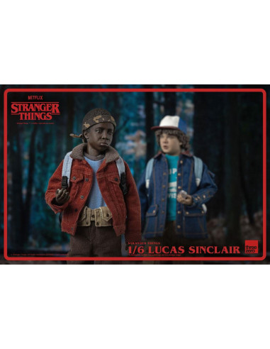 Stranger Things Figura 1/6 Lucas Sinclair 23 cm