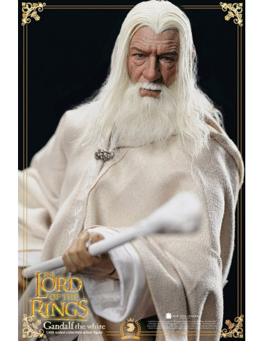El Señor de los Anillos Figura The Crown Series 1/6 Gandalf el Blanco 30 cm