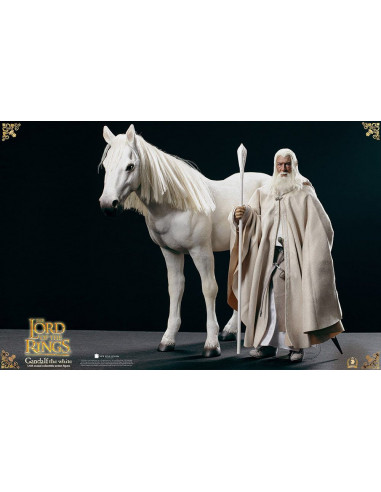 El Señor de los Anillos Figura The Crown Series 1/6 Gandalf el Blanco 30 cm