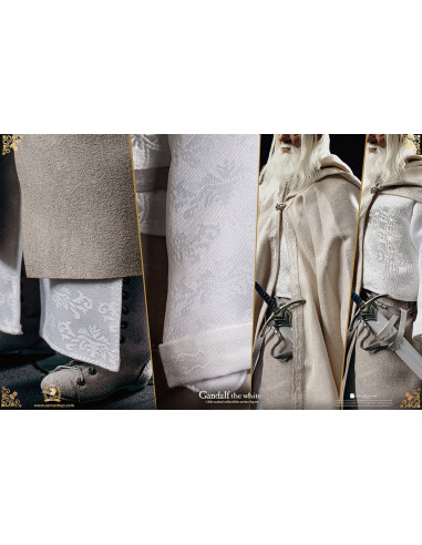 El Señor de los Anillos Figura The Crown Series 1/6 Gandalf el Blanco 30 cm