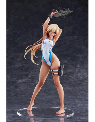 Arms Note Estatua PVC 1/7 Kouhai-chan of the Swim Club Blue Line Swimsuit Ver. 29 cm