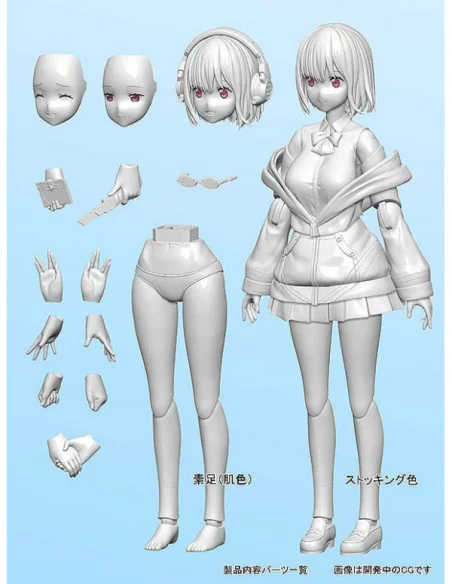 SSSS.Gridman Maqueta Plastic Model Kit Akane Shinjo 15 cm SSSS.Gridman Maqueta Plastic Model Kit Akane Shinjo 15 cm