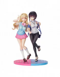 OshiRabu: Waifus Over Husbandos Pack de 2 Estatuas 1/7 Ren Furutachi & Akuru Hayahoshi 23 cm