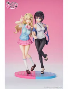 OshiRabu: Waifus Over Husbandos Pack de 2 Estatuas 1/7 Ren Furutachi & Akuru Hayahoshi 23 cm 2