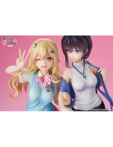 OshiRabu: Waifus Over Husbandos Pack de 2 Estatuas 1/7 Ren Furutachi & Akuru Hayahoshi 23 cm