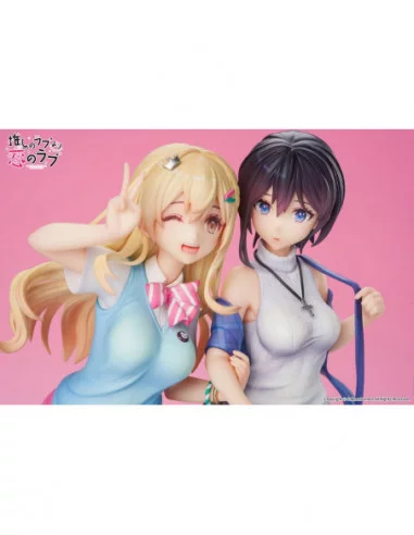OshiRabu: Waifus Over Husbandos Pack de 2 Estatuas 1/7 Ren Furutachi & Akuru Hayahoshi 23 cm