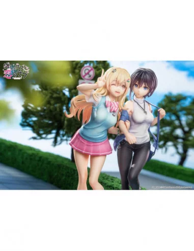 OshiRabu: Waifus Over Husbandos Pack de 2 Estatuas 1/7 Ren Furutachi & Akuru Hayahoshi 23 cm