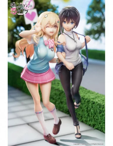 OshiRabu: Waifus Over Husbandos Pack de 2 Estatuas 1/7 Ren Furutachi & Akuru Hayahoshi 23 cm