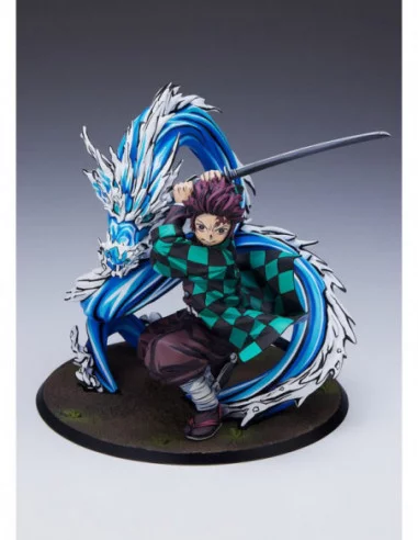 Demon Slayer: Kimetsu no Yaiba Estatua 1/8 Tanjiro Kamado Total Concentration Paint Ver. 19 cm