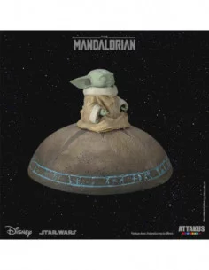 Star Wars: The Mandalorian Classic Collection Estatua 1/5 Grogu Summoning the Force 13 cm 2
