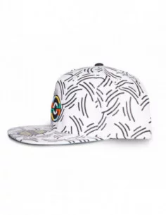 Pokemon Gorra Snapback Pokeball blanco 2