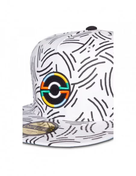 Pokemon Gorra Snapback Pokeball blanco Pokemon Gorra Snapback Pokeball blanco