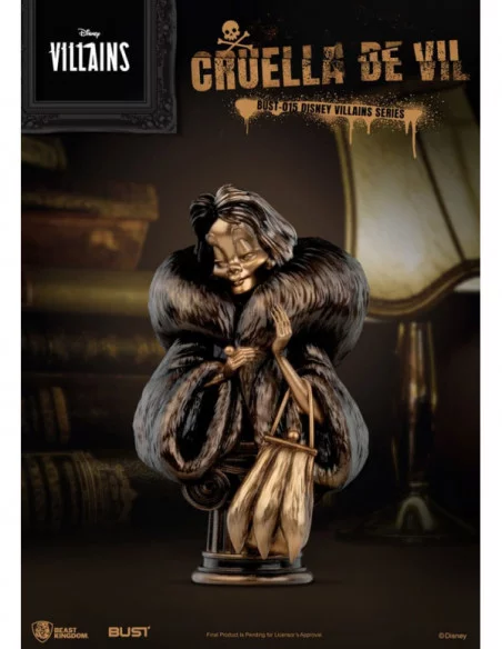 Disney Villains Series Busto PVC Cruella De Vil 16 cm