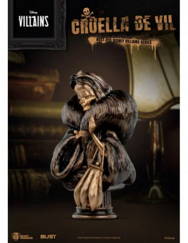 Disney Villains Series Busto PVC Cruella De Vil 16 cm