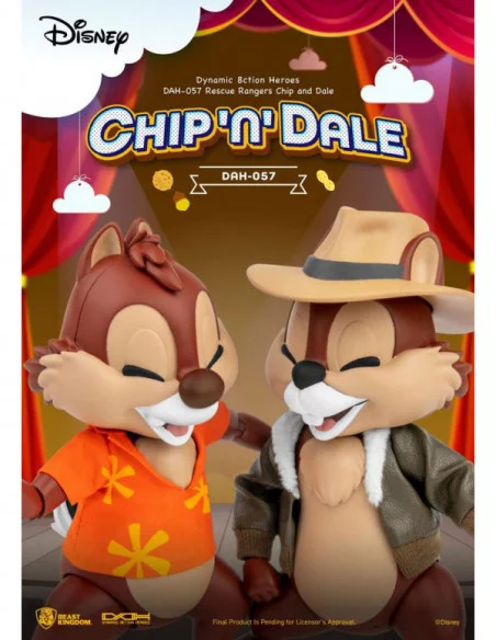 Chip y Chop: Guardianes rescatadores Figura Dynamic 8ction Heroes 1/9 Chip & Dale 10 cm