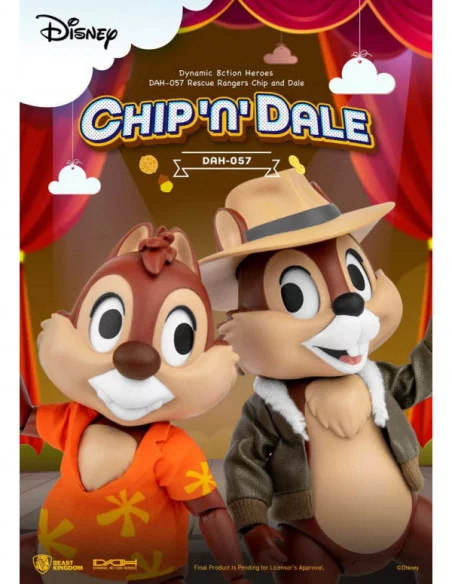 Chip y Chop: Guardianes rescatadores Figura Dynamic 8ction Heroes 1/9 Chip & Dale 10 cm