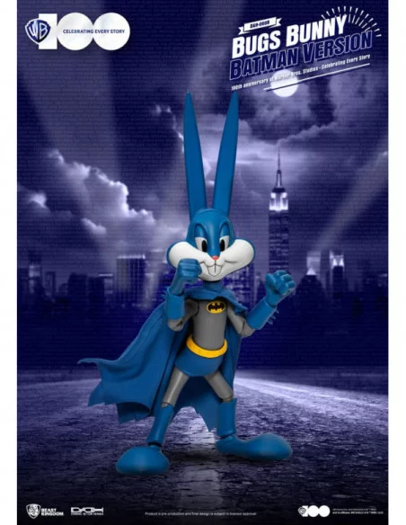 Warner Brothers Figura Dynamic 8ction Heroes 1/9 100th Anniversary of Warner Bros. Studios Bugs Bunny Batman Ver. 17 cm