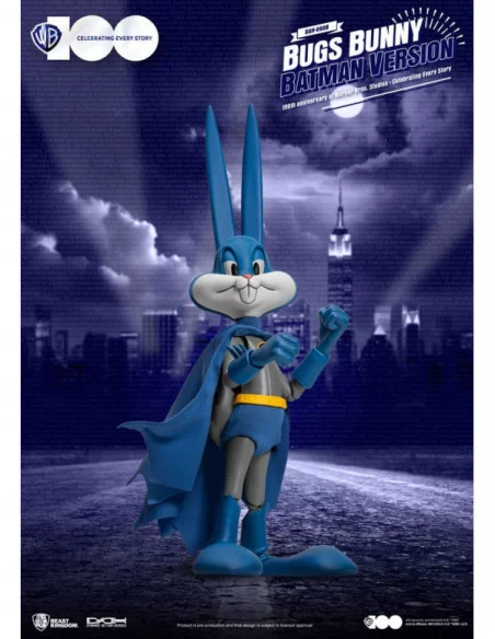 Warner Brothers Figura Dynamic 8ction Heroes 1/9 100th Anniversary of Warner Bros. Studios Bugs Bunny Batman Ver. 17 cm