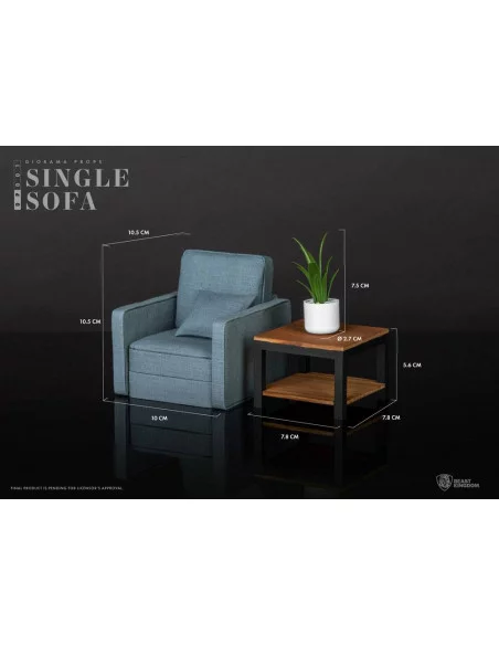 Diorama Props Series Accesorios para figuras Single Sofa Set