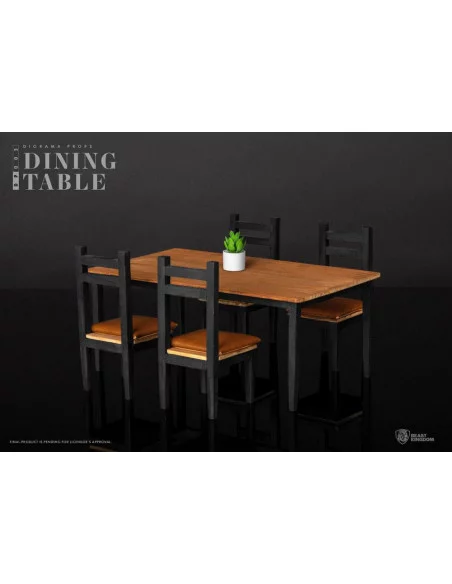 Diorama Props Series Accesorios para figuras Dining Table Set