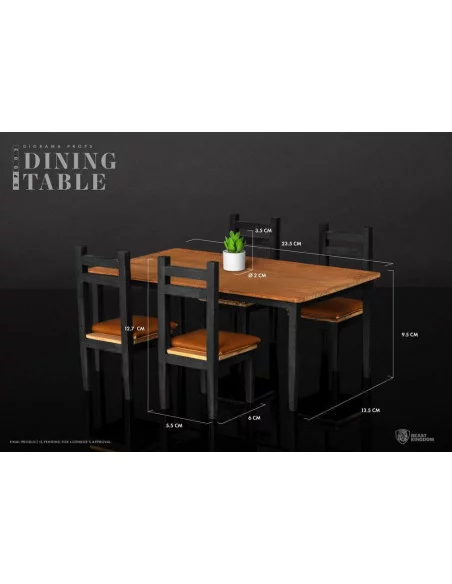 Diorama Props Series Accesorios para figuras Dining Table Set