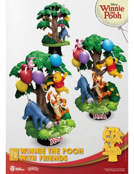 Disney Diorama PVC D-Stage Winnie The Pooh With Friends 16 cm