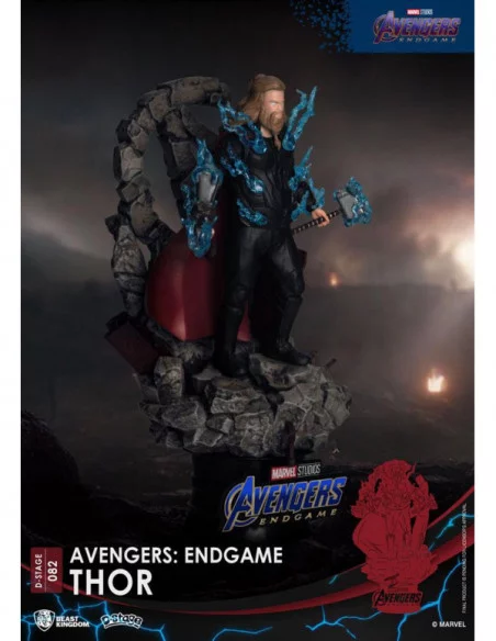 Vengadores: Endgame Diorama PVC D-Stage Thor Closed Box Version 16 cm