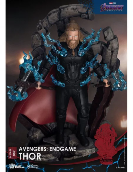 Vengadores: Endgame Diorama PVC D-Stage Thor Closed Box Version 16 cm