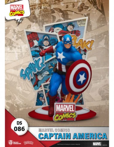 Marvel Comics Diorama PVC D-Stage Captain America 16 cm
