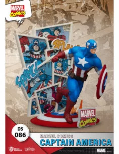 Marvel Comics Diorama PVC D-Stage Captain America 16 cm 2