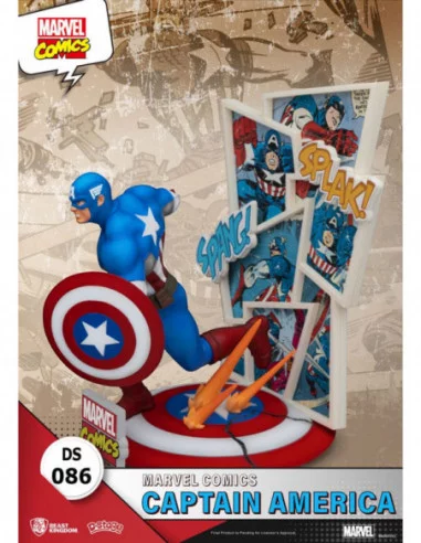 Marvel Comics Diorama PVC D-Stage Captain America 16 cm
