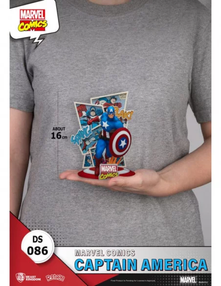 Marvel Comics Diorama PVC D-Stage Captain America 16 cm