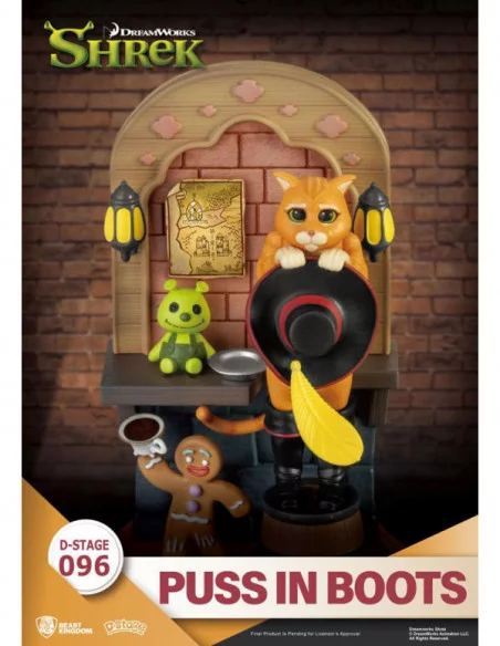 Shrek Diorama PVC D-Stage Puss In Boots 15 cm Shrek Diorama PVC D-Stage Puss In Boots 15 cm