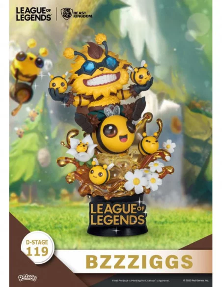 League of Legends Diorama PVC D-Stage Beemo & BZZZiggs 15 cm