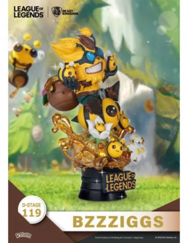 League of Legends Diorama PVC D-Stage Beemo & BZZZiggs 15 cm